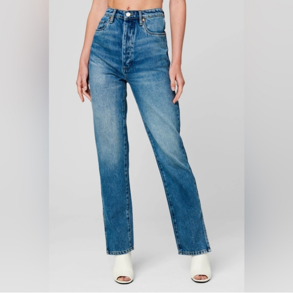 Blank NYC - The Lexington High-Waisted Slim Straight Leg Blue Jeans